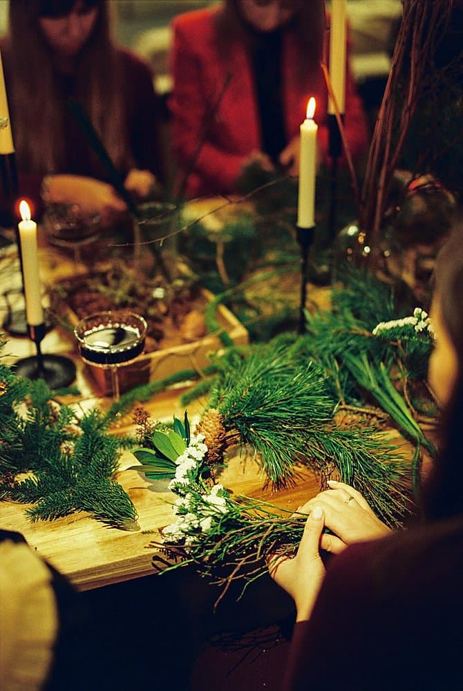 Adventskranz Workshop – kreatives Gestalten