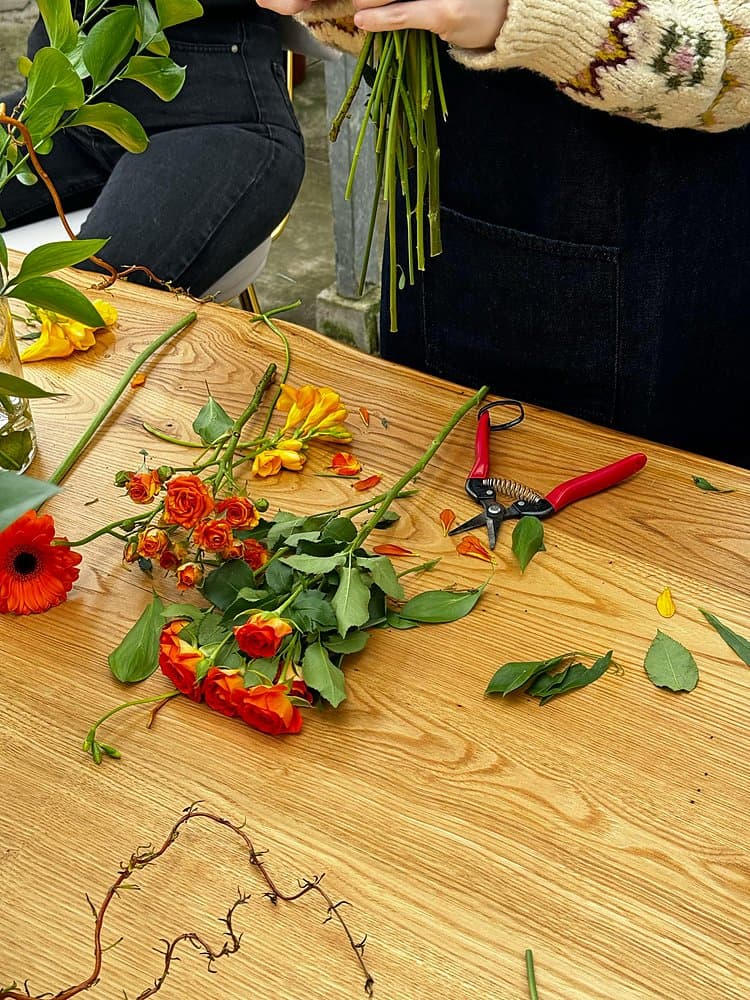 Team Building Workshop – Blumenkunst
